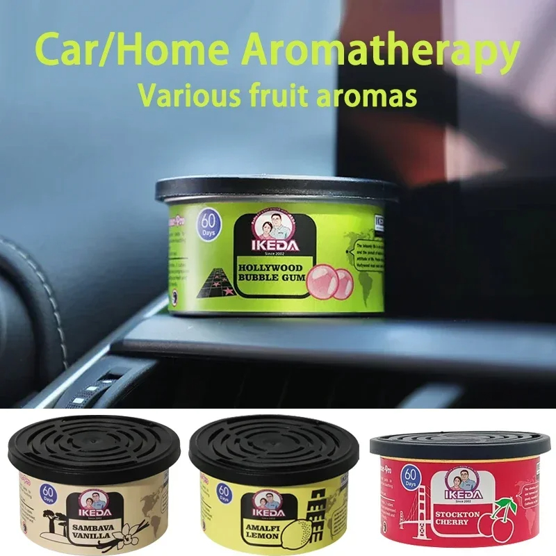 Home Fragrance No 4 - น้ําหอมปรับอากาศรถยนต์: กลิ่น 12 ชนิด | กระป๋องออร์แกนิก