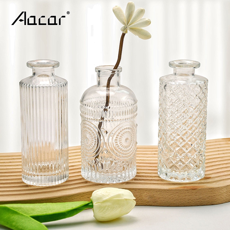 Home Fragrance Diffuser Refills - ขวดเครื่องพ่นอโรมาแก้วเพชรขนาด150มล. ขวดน้ำหอมเปล่าภาชนะน้ำมัน Essential เติมได้บรรเทาความเครียดการตกแต่งบ้าน