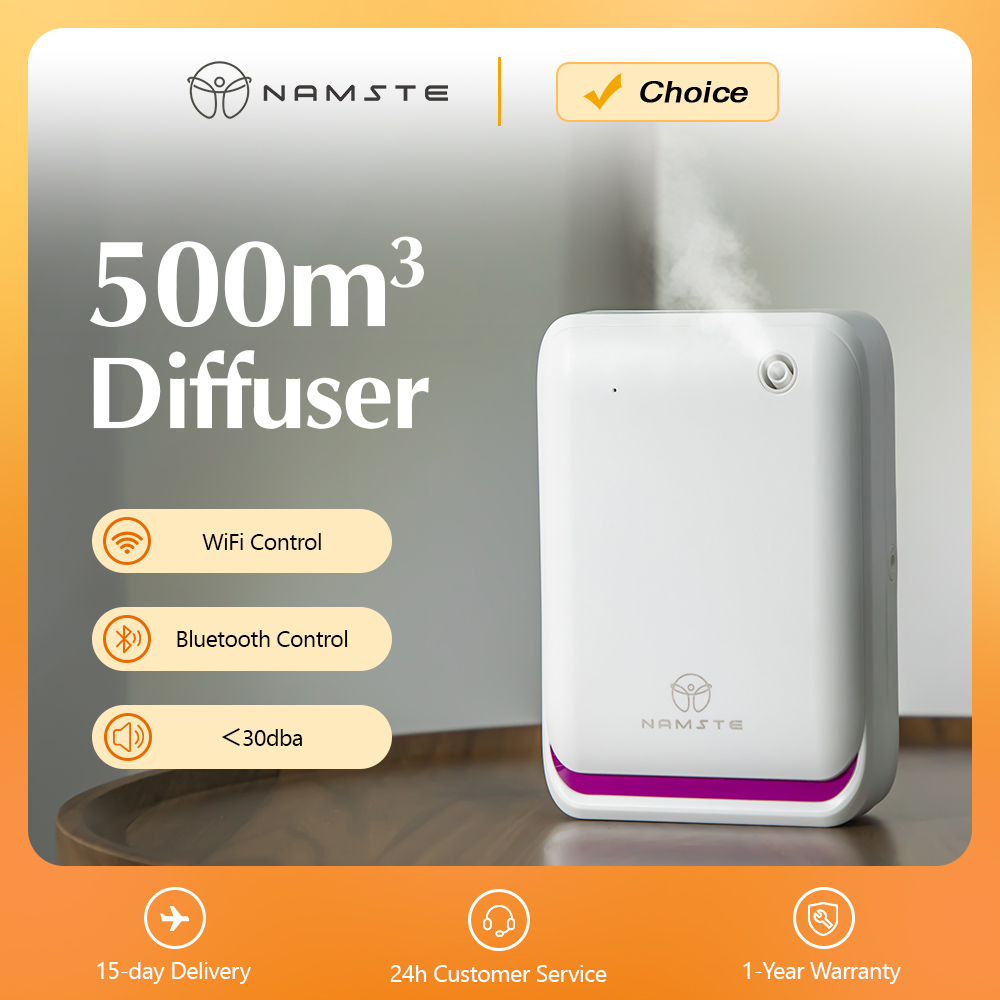 Home Fragrance Brand - เครื่องกระจายกลิ่นอโรมา NAMSTE ขนาดใหญ่ 500 ลูกบาศก์เมตร ควบคุมอัจฉริยะ