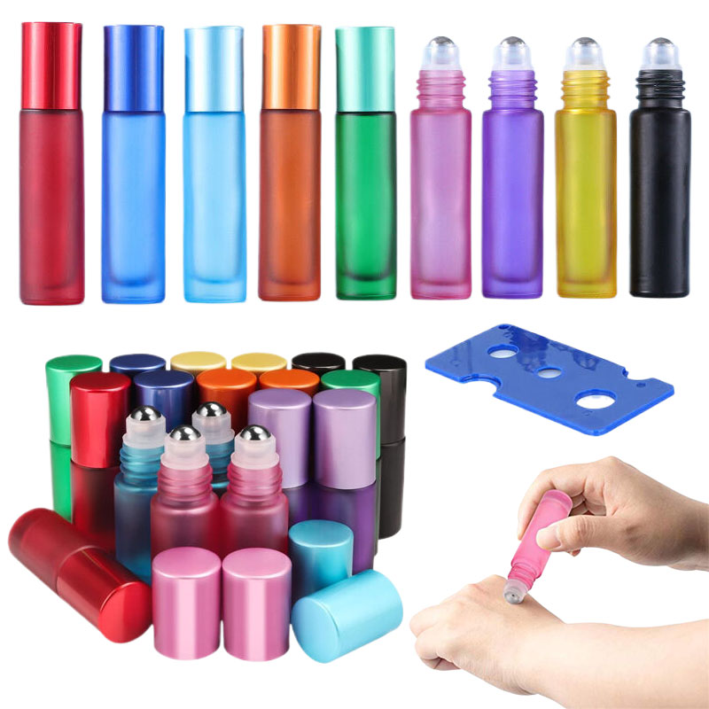 ขวดแก้วฝ้าแบบลูกกลิ้งขนาด 5-10 - Perfume Atomizer Travel บทวิจารณ์และราคา