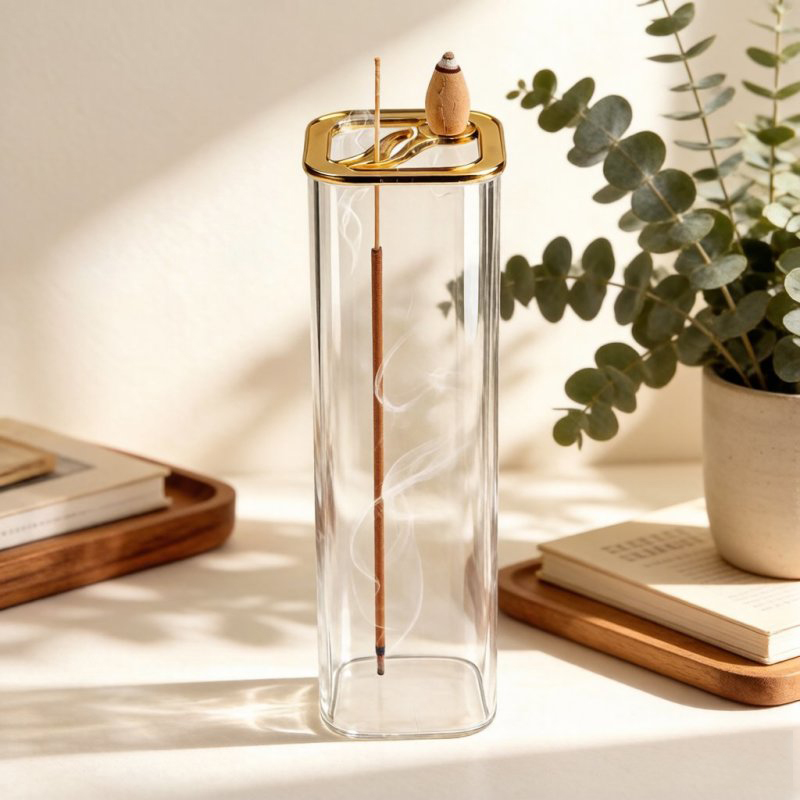 เตาเผาเครื่องหอมแบบโลหะและแก้ว - Home Fragrance Incense Sticks บทวิจารณ์และราคา