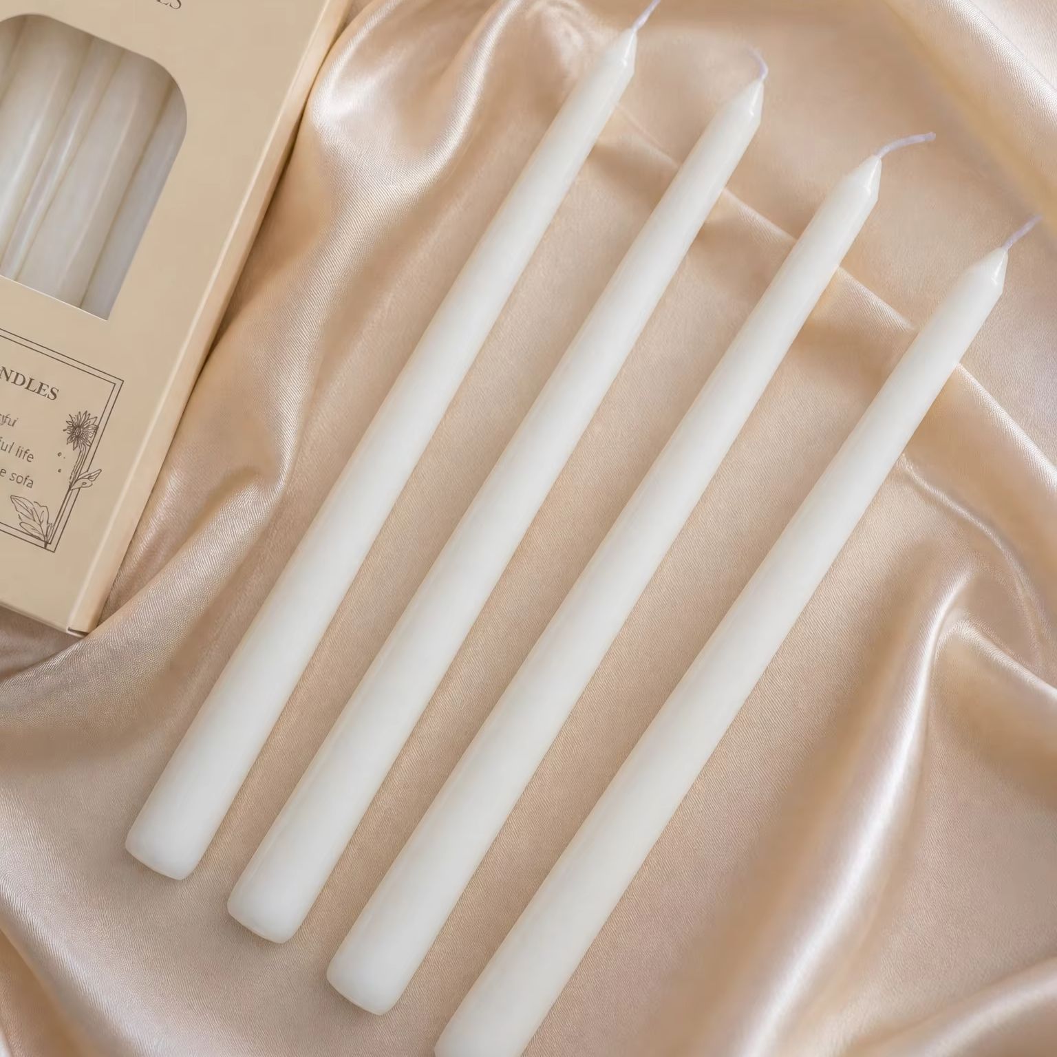 เทียนหอมแบบแท่งยาวลายทางแนวตั้ - Home Fragrance No 4 บทวิจารณ์และราคา