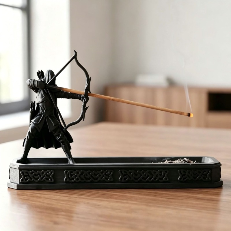 เตาเผาธูป 3D พิมพ์ลายนักธนู แฟ - Home Fragrance Incense Sticks บทวิจารณ์และราคา