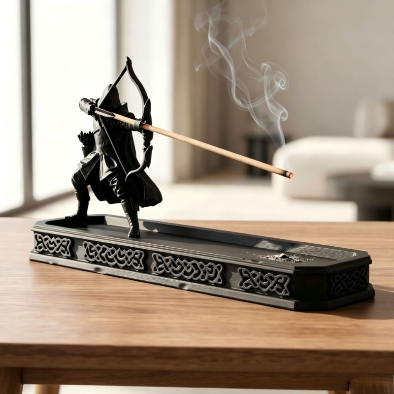 เตาเผาธูป 3D พิมพ์ลายนักธนู แฟ - Home Fragrance Incense Sticks บทวิจารณ์และราคา
