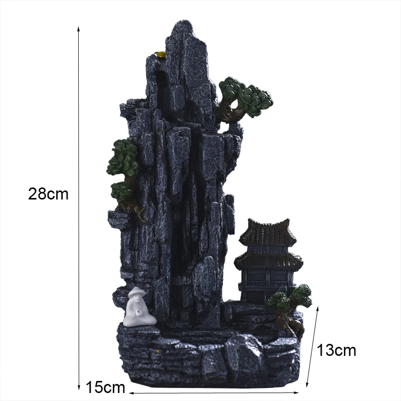 1 PC น้ําตก Backflow ธูป Burne - Home Fragrance Incense Sticks บทวิจารณ์และราคา