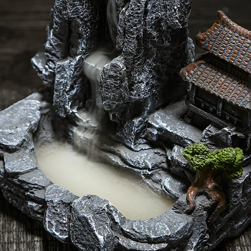 1 PC น้ําตก Backflow ธูป Burne - Home Fragrance Incense Sticks บทวิจารณ์และราคา