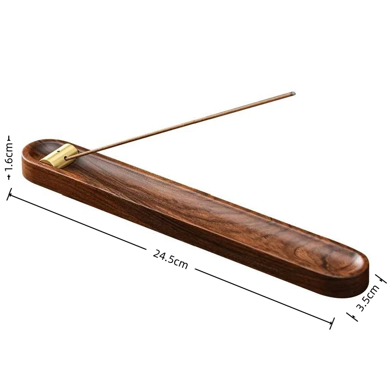 ที่วางธูปไม้แบล็ควอลนัทญี่ปุ่น - Home Fragrance Incense Sticks บทวิจารณ์และราคา