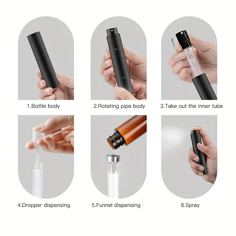 ชุดขวดสเปรย์น้ำหอมขนาด 10 มล.  - Perfume Atomizer Travel บทวิจารณ์และราคา