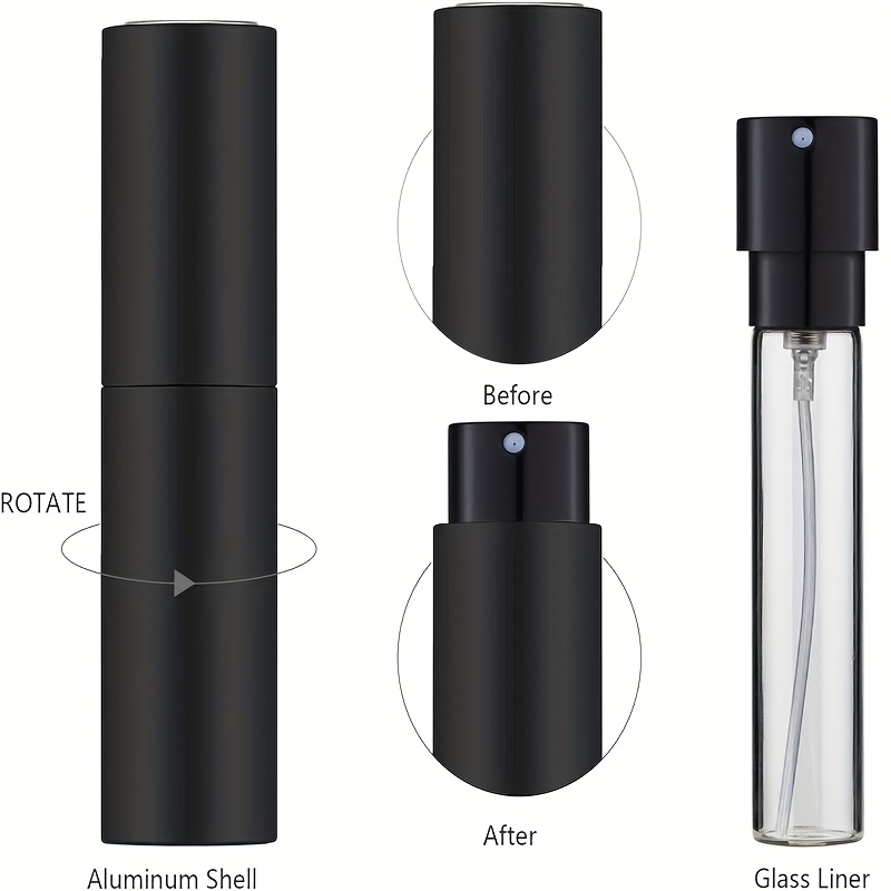 ชุดขวดสเปรย์น้ำหอมขนาด 10 มล.  - Perfume Atomizer Travel บทวิจารณ์และราคา