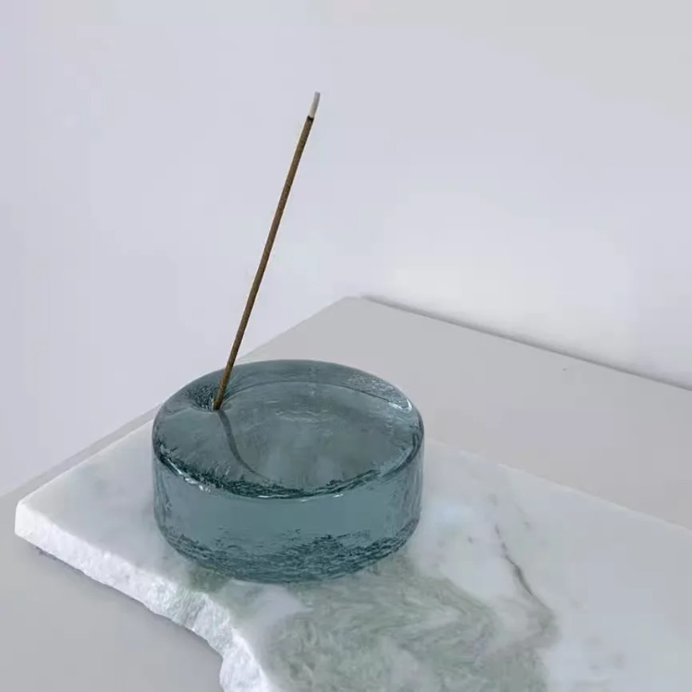 ที่วางธูปแก้วแบบมินิมอล ทรงกลม - Home Fragrance Incense Sticks บทวิจารณ์และราคา
